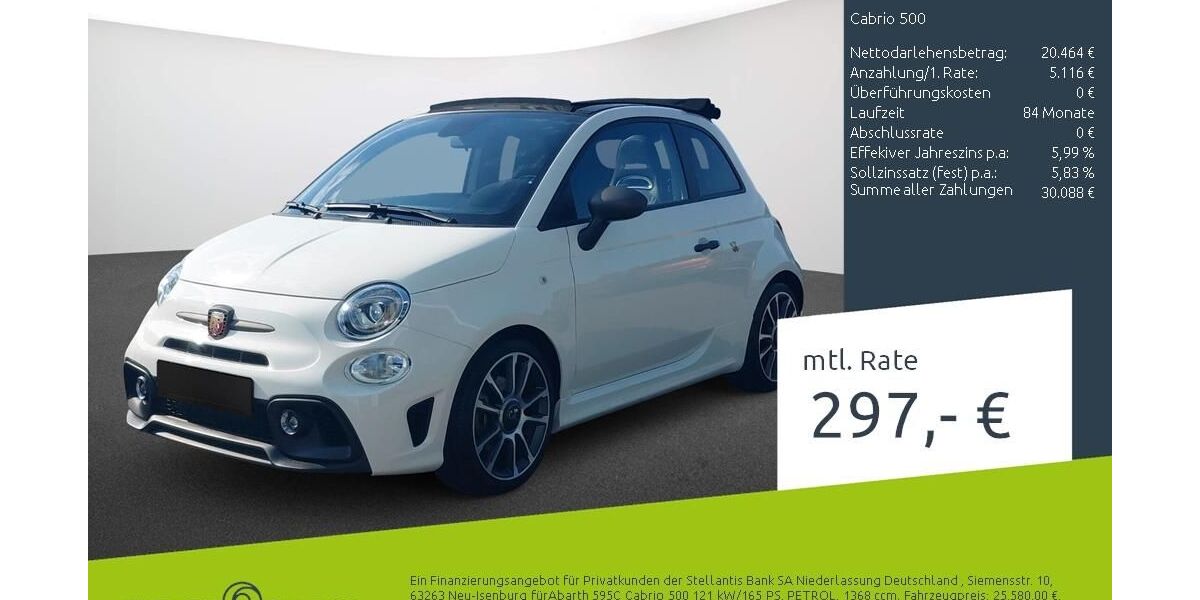 Abarth 595C 3.928 km 25.580 &euro; Münster - Amelsbüren 48163