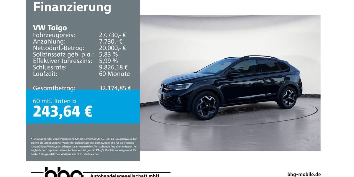 VW Taigo 17.676 km 26.930 &euro; Mössingen 72116