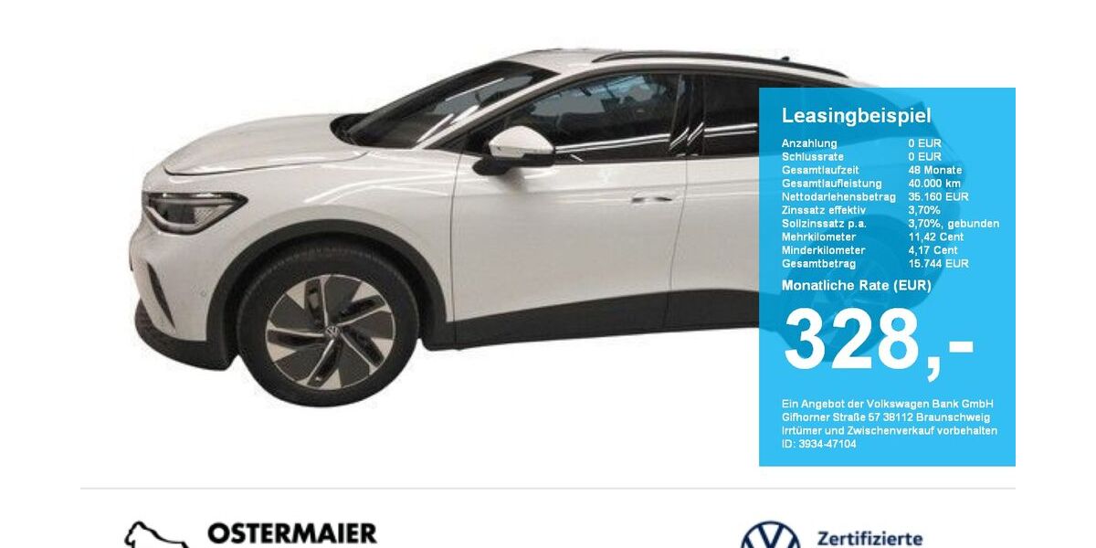VW ID.4 8.920 km 35.160 &euro; Vilsbiburg 84137