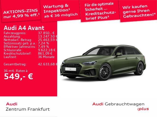 Audi A4 17.313 km 37.850 &euro; Frankfurt am Main 60314