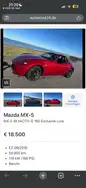 Mazda MX-5 55.000 km 18.500 &euro; Sylt 25992