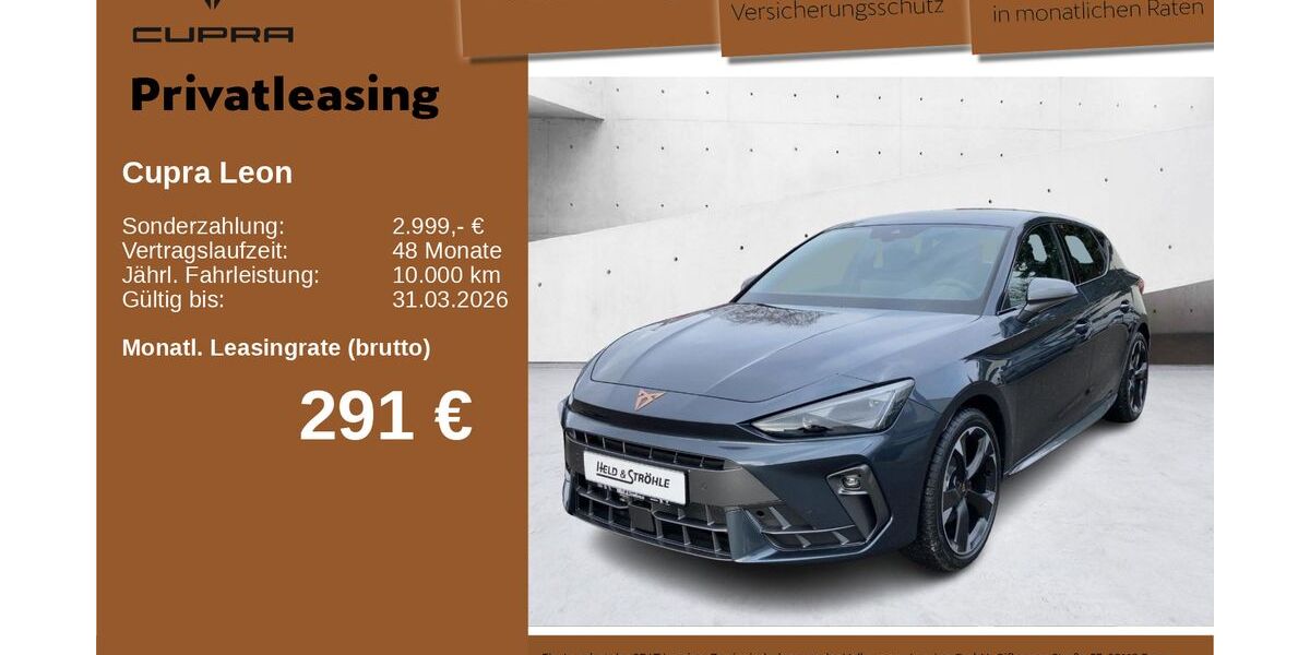 Cupra Leon 2.001 km 34.450 &euro; Neu-Ulm 89231
