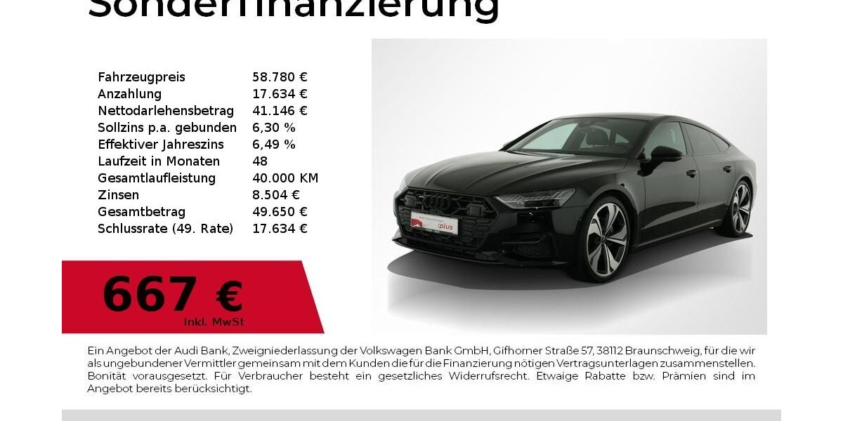 Audi A7 14.900 km 57.980 &euro; Nürnberg 90411