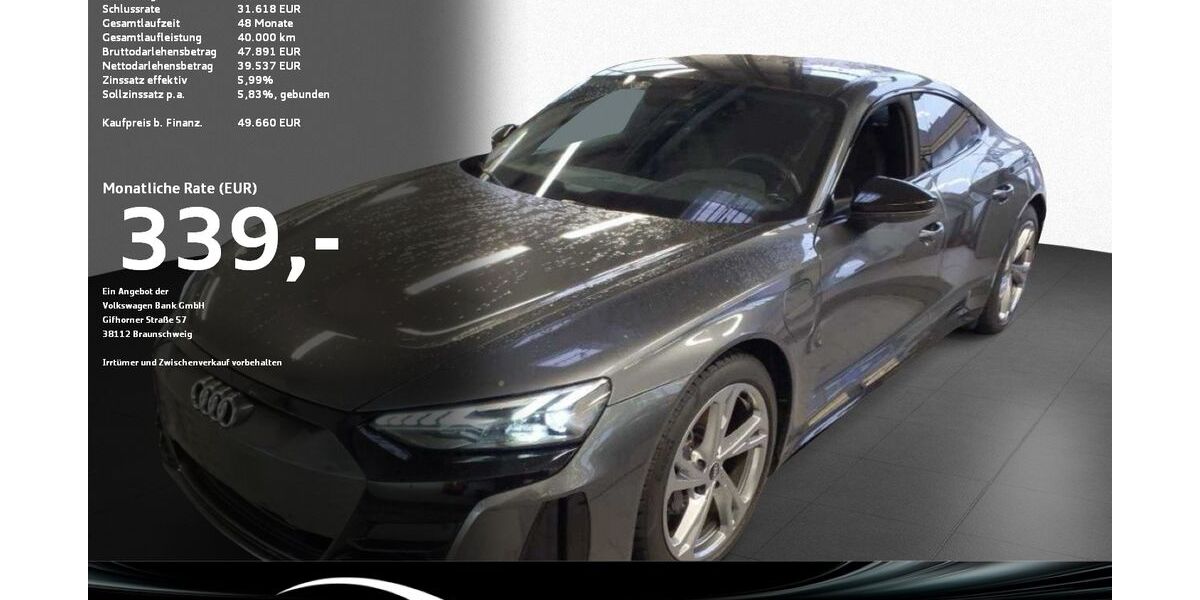 Audi e-tron GT 60.217 km 49.210 &euro; Ravensburg 88214