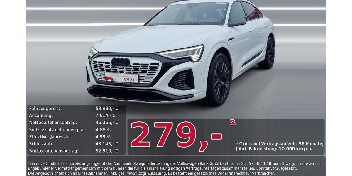 Audi Q8 e-tron 45.355 km 53.980 &euro; Ingolstadt 85057