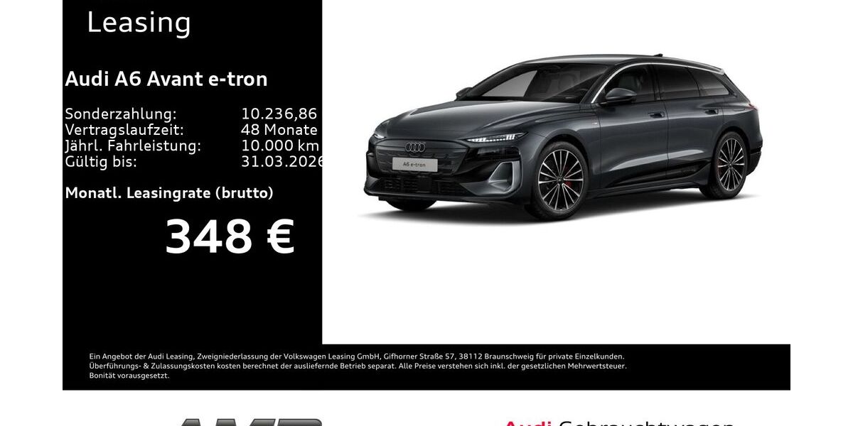 Audi A6 e-tron 8.210 km 63.480 &euro; Borna 04552