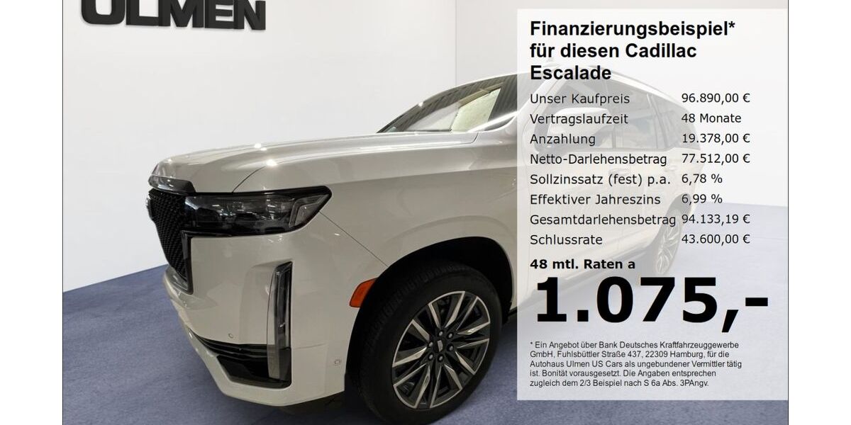 Cadillac Escalade 32.659 km 95.950 &euro; Düsseldorf 40231