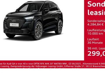 Audi Q4 e-tron 8.940 km 41.975 &euro; Bernsdorf 09337