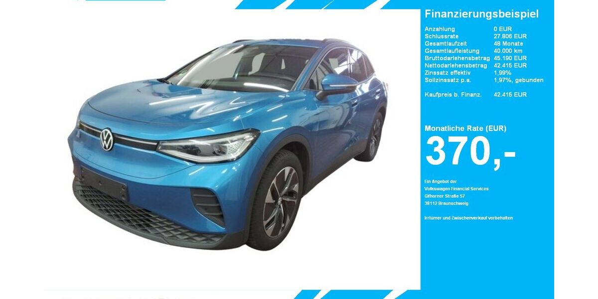 VW ID.4 24.784 km 42.415 &euro; Gütersloh 33334