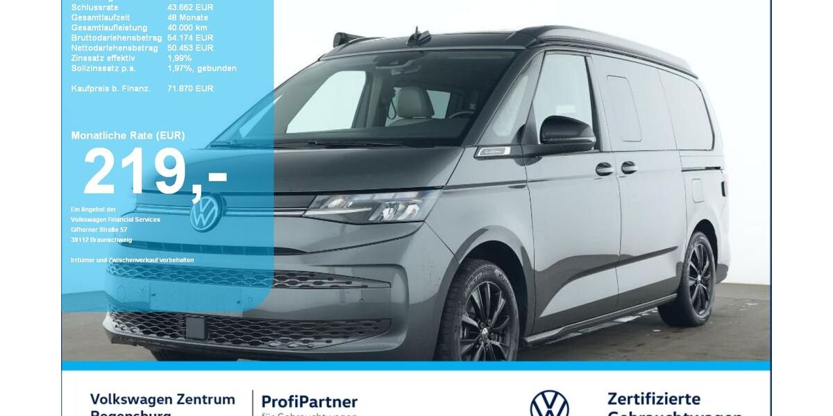 VW T7 California 15.600 km 71.870 &euro; Regensburg 93053