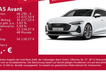 Audi A5 24.339 km 48.290 &euro; Gersthofen 86368
