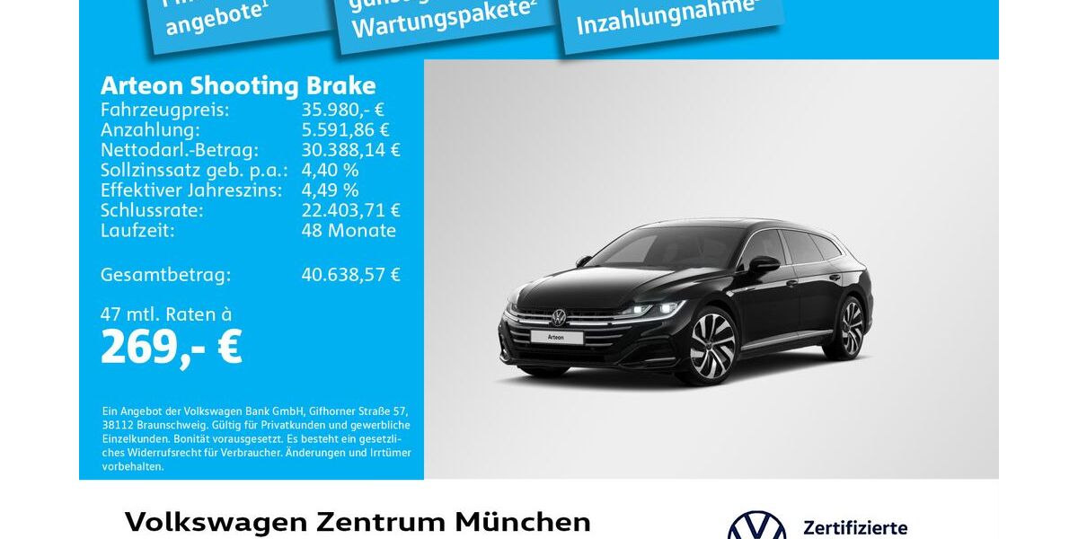 VW Arteon 29.713 km 35.980 &euro; München 80687