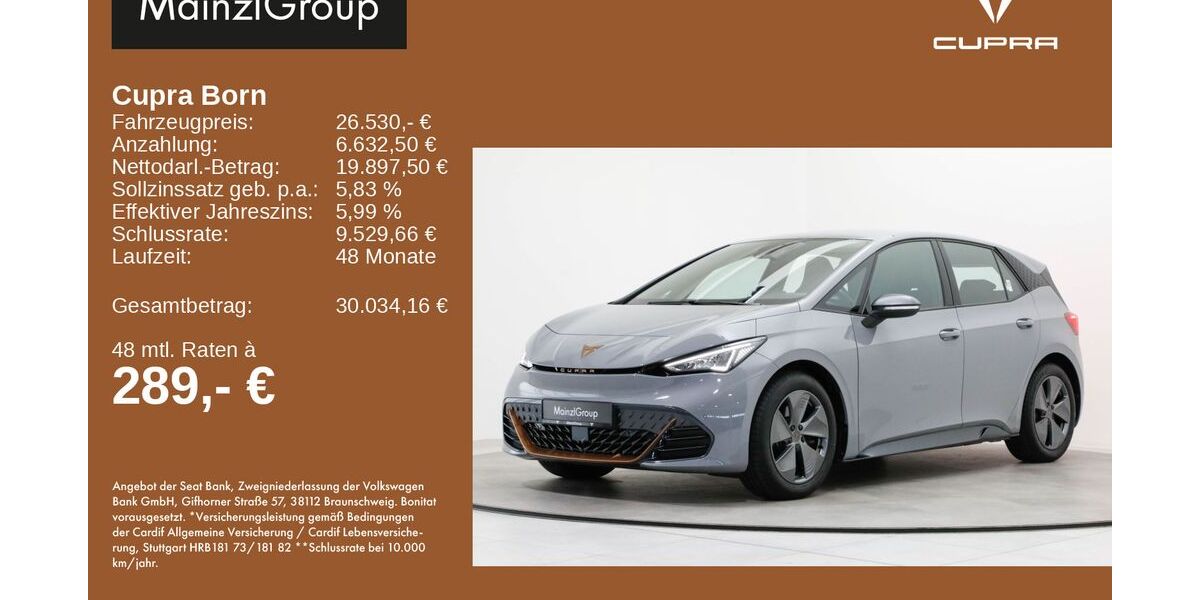 Cupra Born 32.058 km 26.530 &euro; Feldkirchen/Westerham 83620