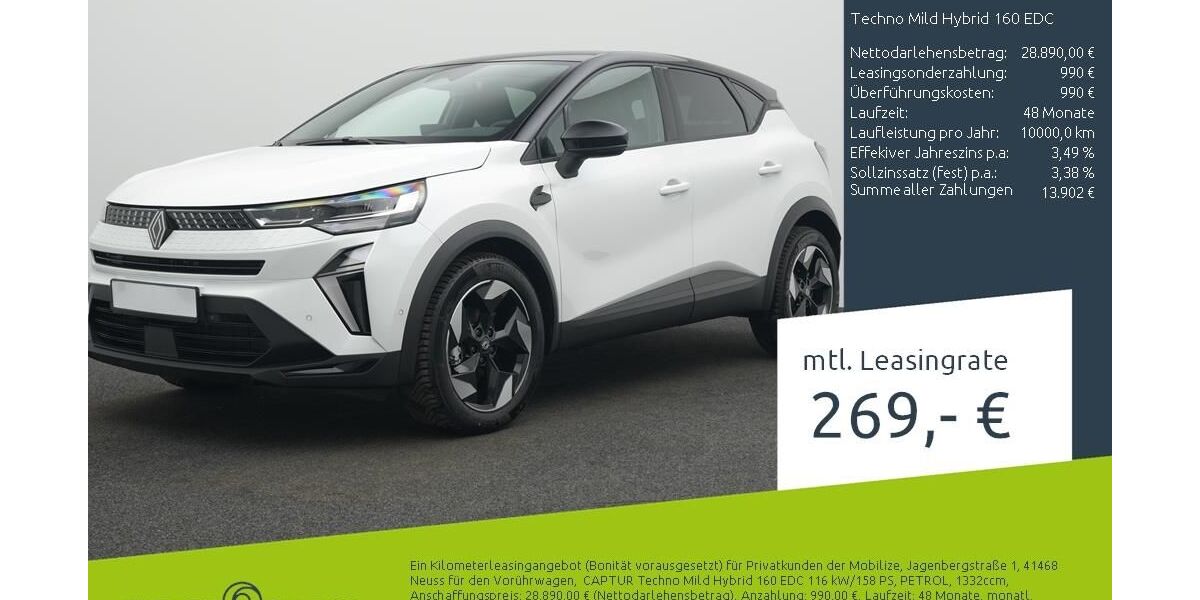 Renault Captur 2.271 km 27.680 &euro; Münster - Amelsbüren 48163