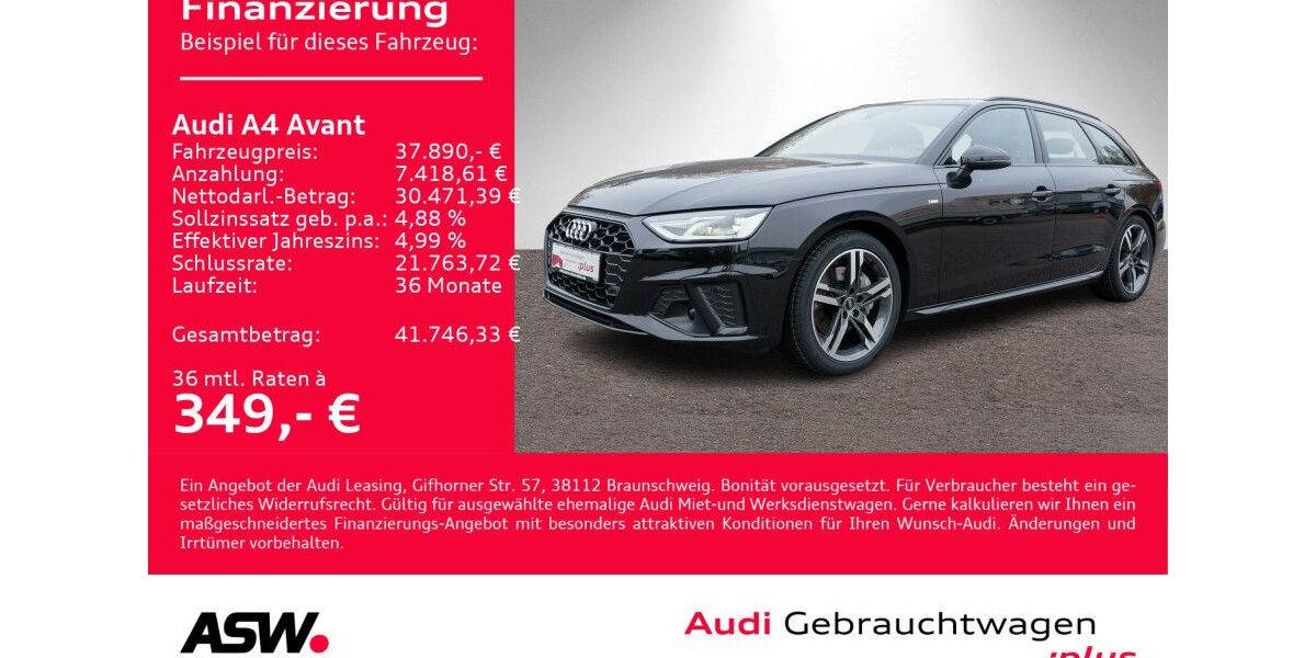 Audi A4 54.900 km 37.890 &euro; Heilbronn 74074