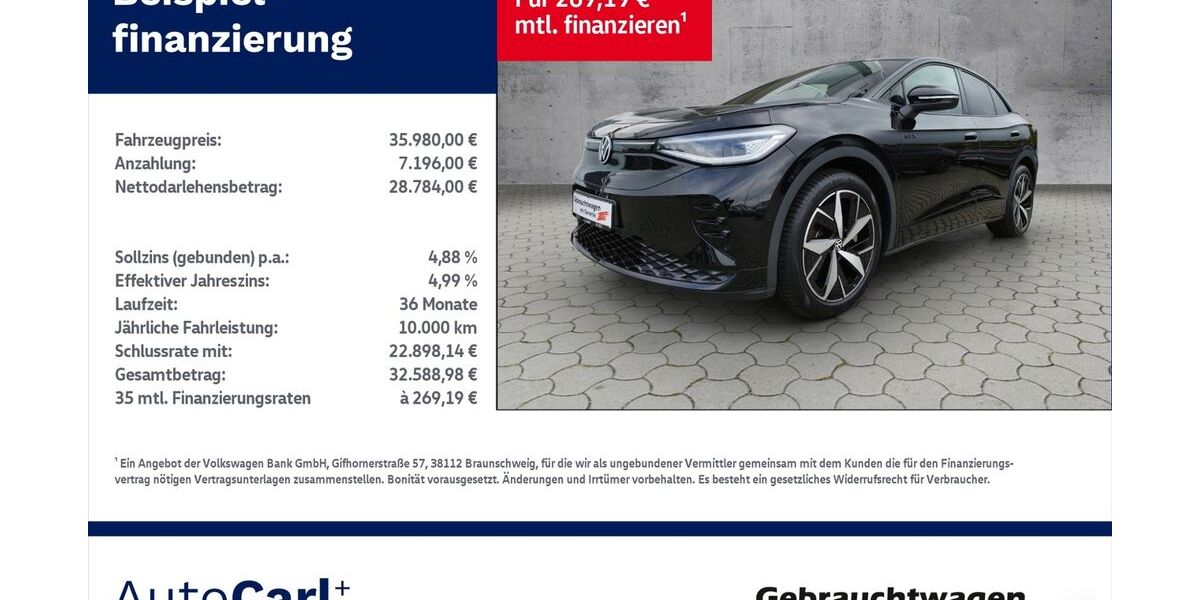 VW ID.5 47.400 km 33.580 &euro; Plauen 08527