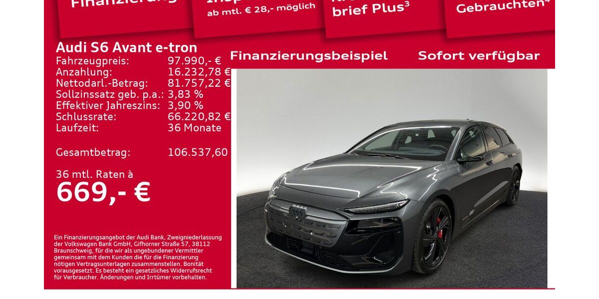 Audi S6 e-tron 6.001 km 96.800 &euro; Berlin 12489