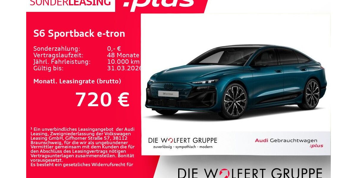 Audi S6 e-tron 8.420 km 85.620 &euro; Großwallstadt 63868