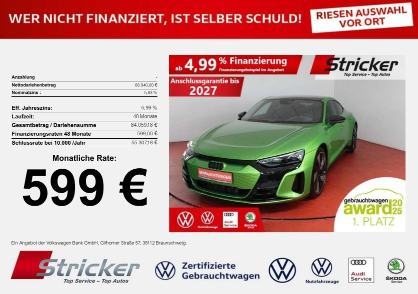 Audi e-tron GT 19.870 km 65.949 &euro; Detmold 32760