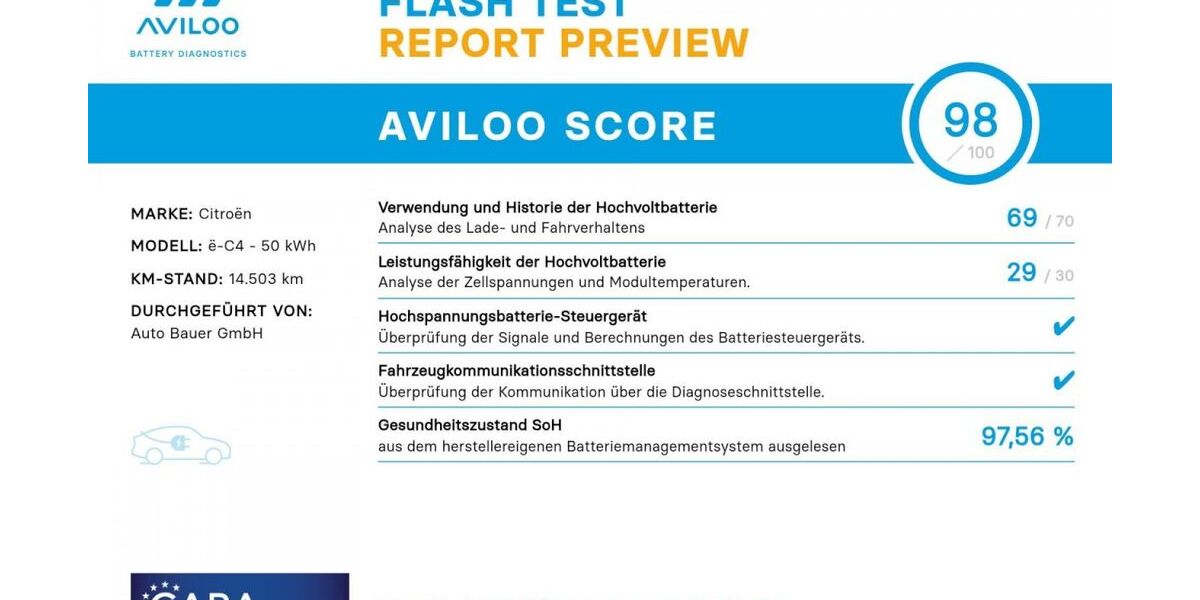 Citroen ë-C4 14.123 km 24.290 &euro; Marktheidenfeld 97828