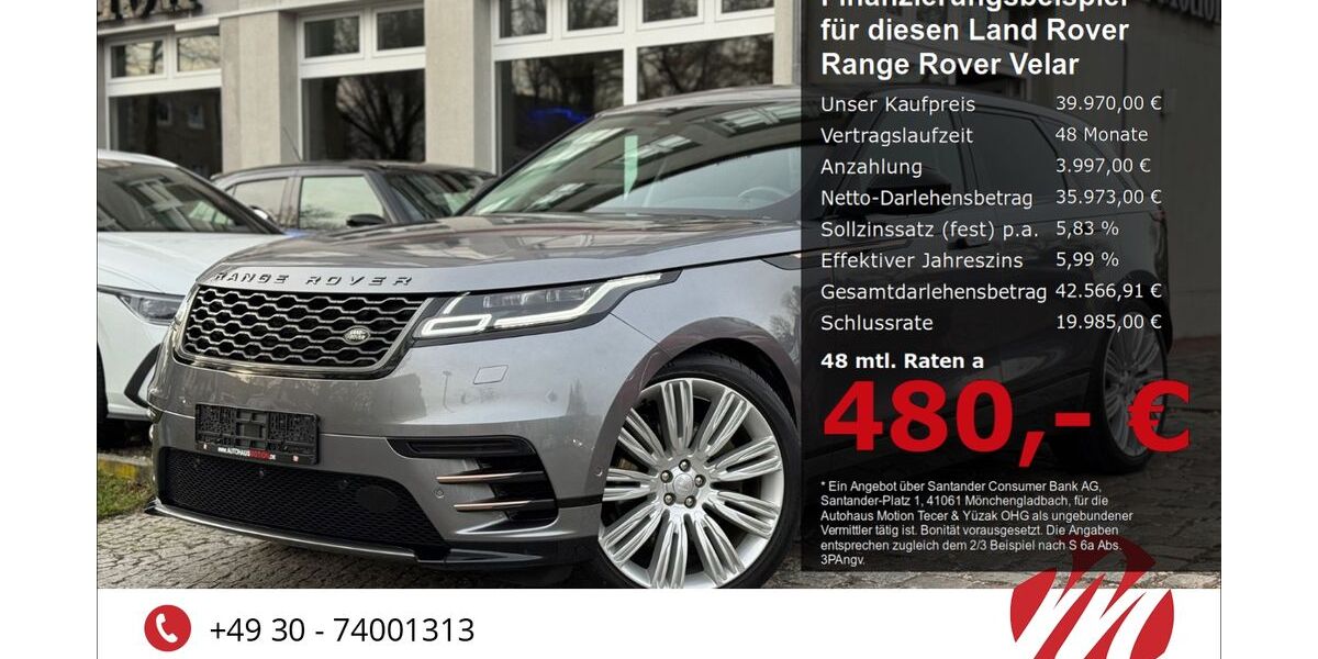 Land Rover Range Rover Velar 98.000 km 39.970 &euro; Berlin 12305