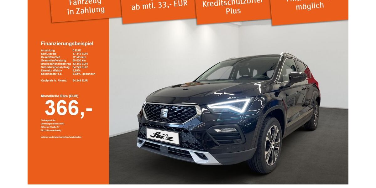 Seat Ateca 8.800 km 34.249 &euro; Kempten 87437