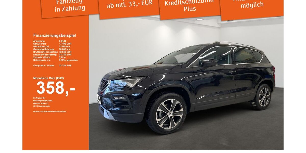 Seat Ateca 9.710 km 33.199 &euro; Kempten 87437