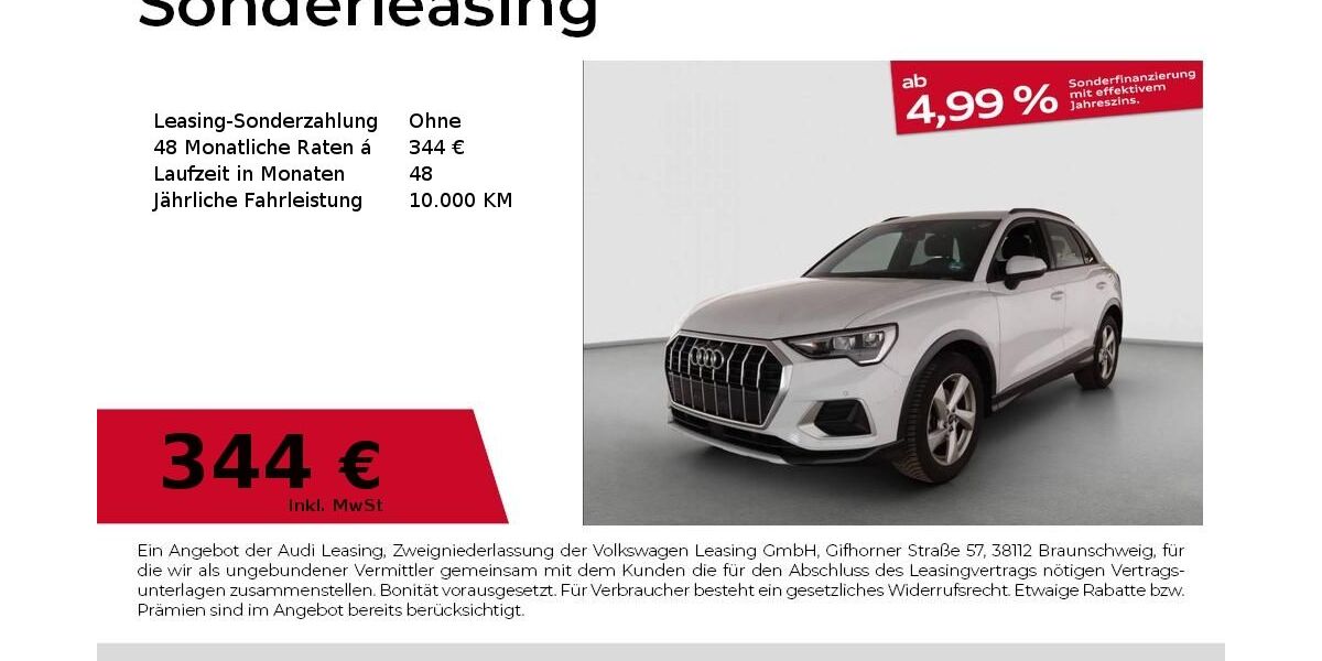Audi Q3 18.855 km 38.325 &euro; Nürnberg 90441