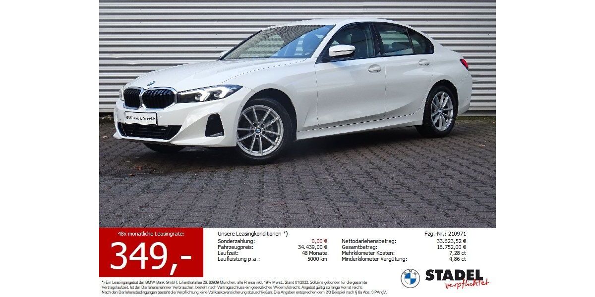 BMW 318 9.326 km 33.289 &euro; Bietigheim-Bissingen 74321
