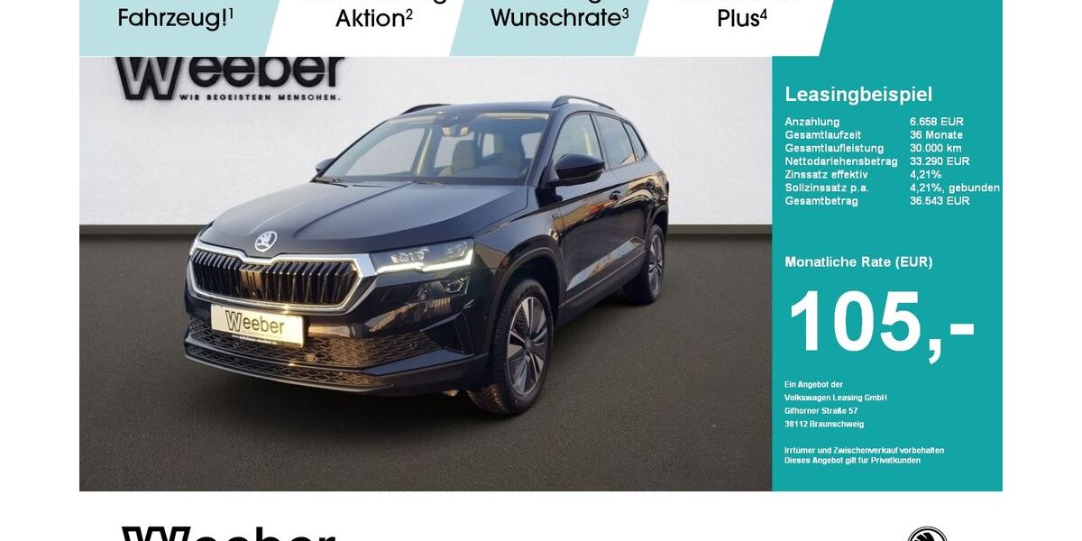 Skoda Karoq 24.589 km 32.290 &euro; Calw 75365