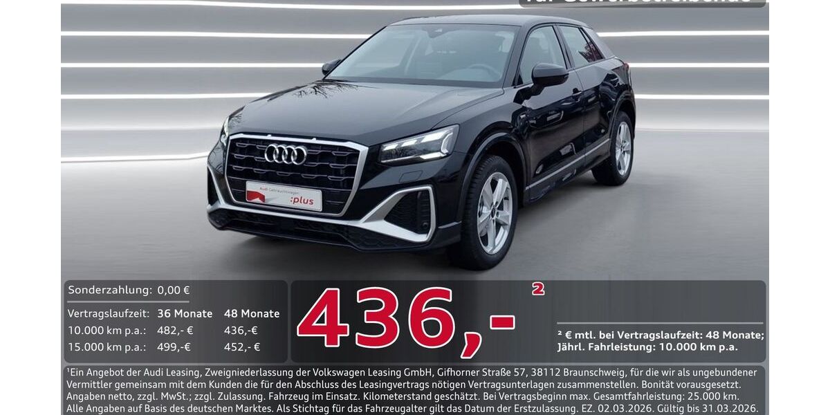 Audi Q2 2.000 km 39.450 &euro; Ingolstadt 85057