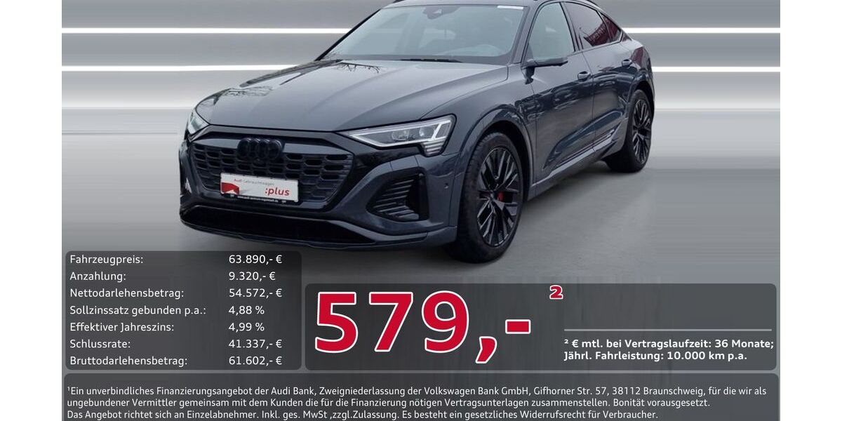 Audi Q8 e-tron 34.431 km 63.890 &euro; Ingolstadt 85057