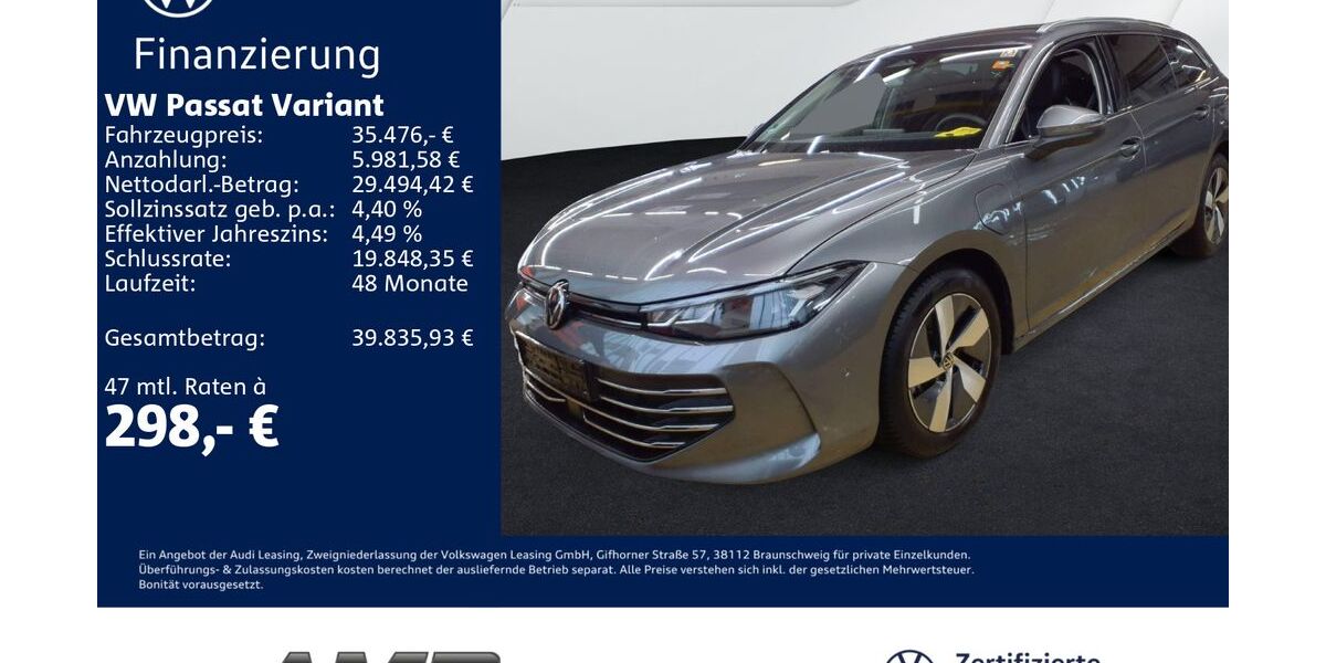 VW Passat Variant 25.670 km 34.780 &euro; Borna 04552