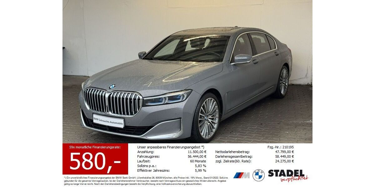 BMW 750 79.861 km 54.444 &euro; Heilbronn 74074