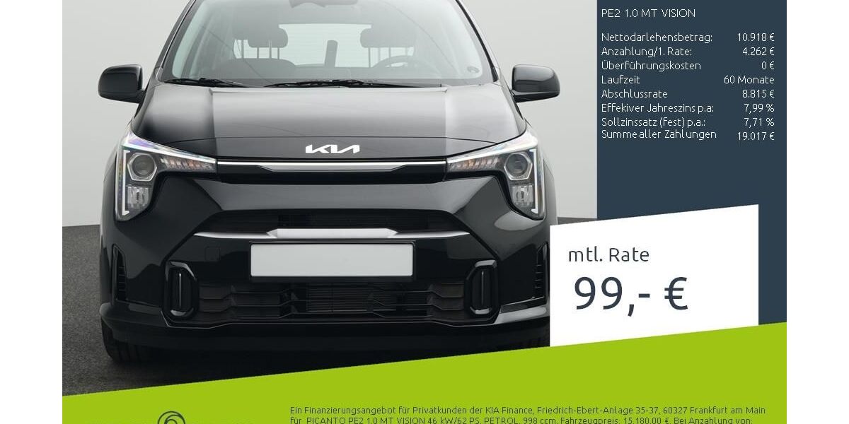 Kia Picanto 7.790 km 15.180 &euro; Münster - Amelsbüren 48163