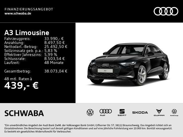 Audi A3 6.500 km 33.990 &euro; Gersthofen 86368