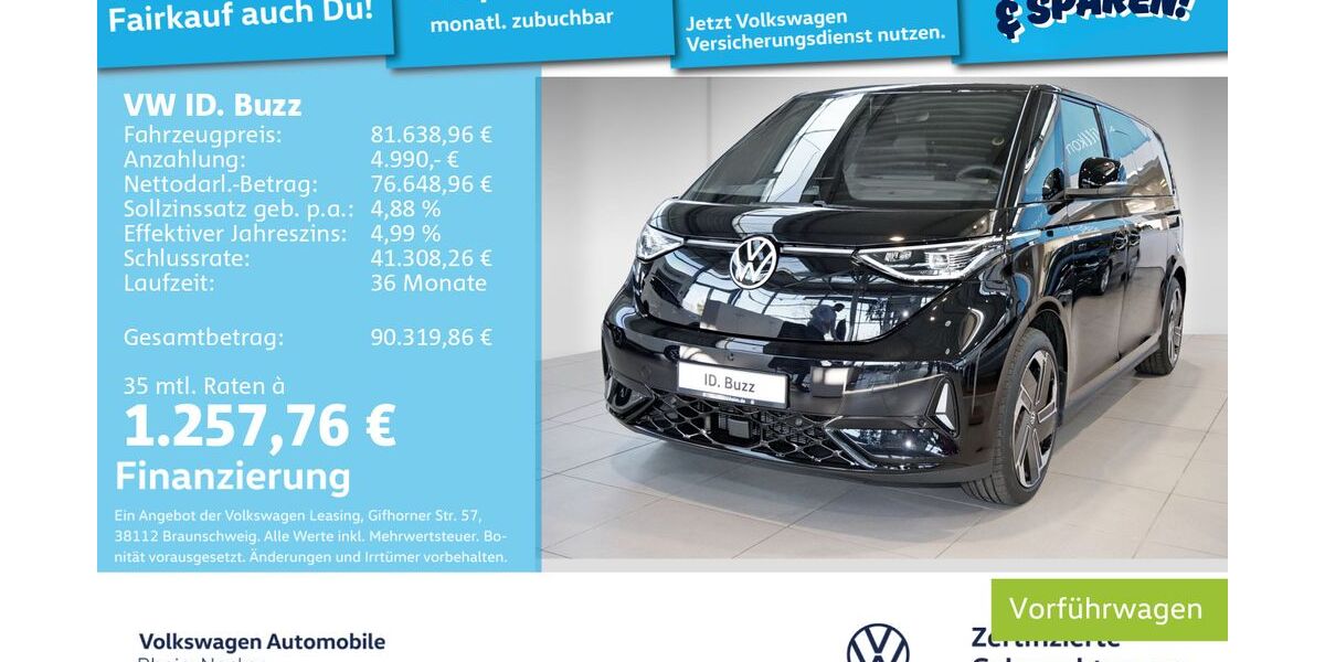 VW ID. Buzz 9.900 km 78.499 &euro; Mannheim 68309