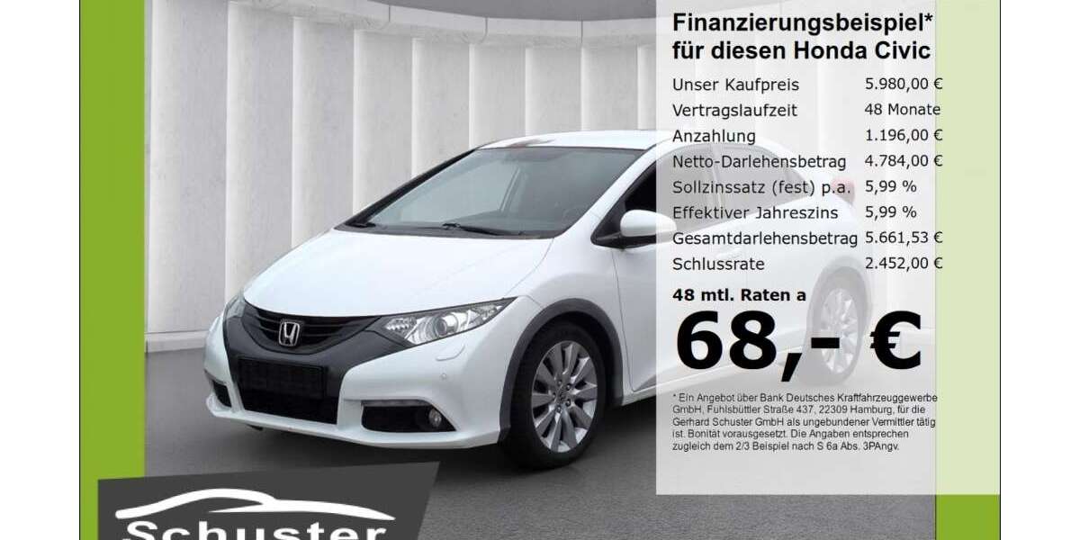 Honda Civic 160.000 km 5.980 &euro; Ruhstorf 94099