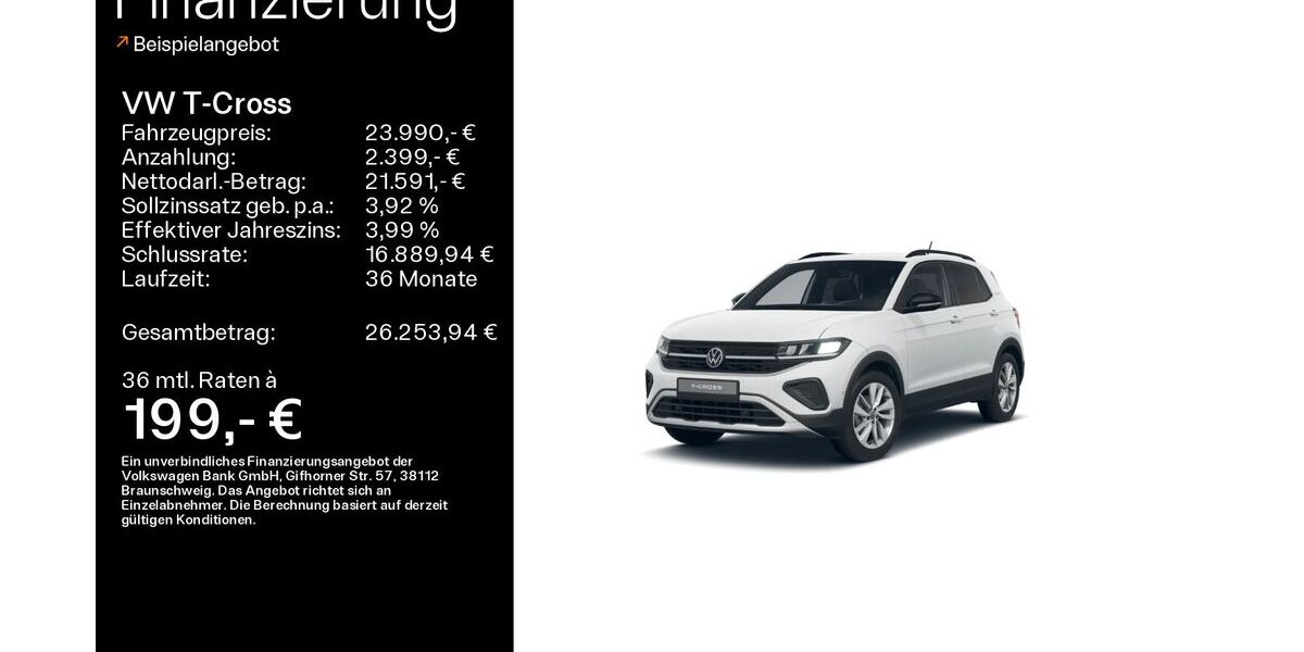 VW T-Cross 21.231 km 23.990 &euro; Coburg 96450