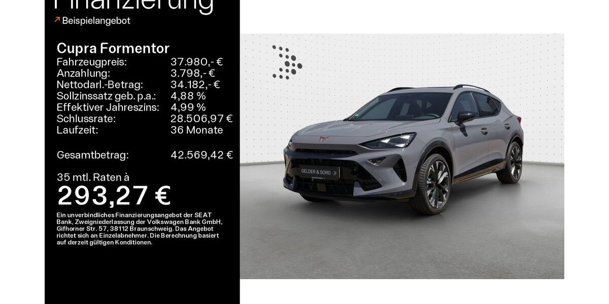 Cupra Formentor 17.000 km 37.980 &euro; Lichtenfels 96215