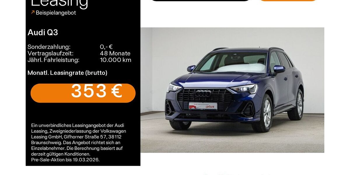 Audi Q3 29.200 km 37.999 &euro; Mühlheim 63165