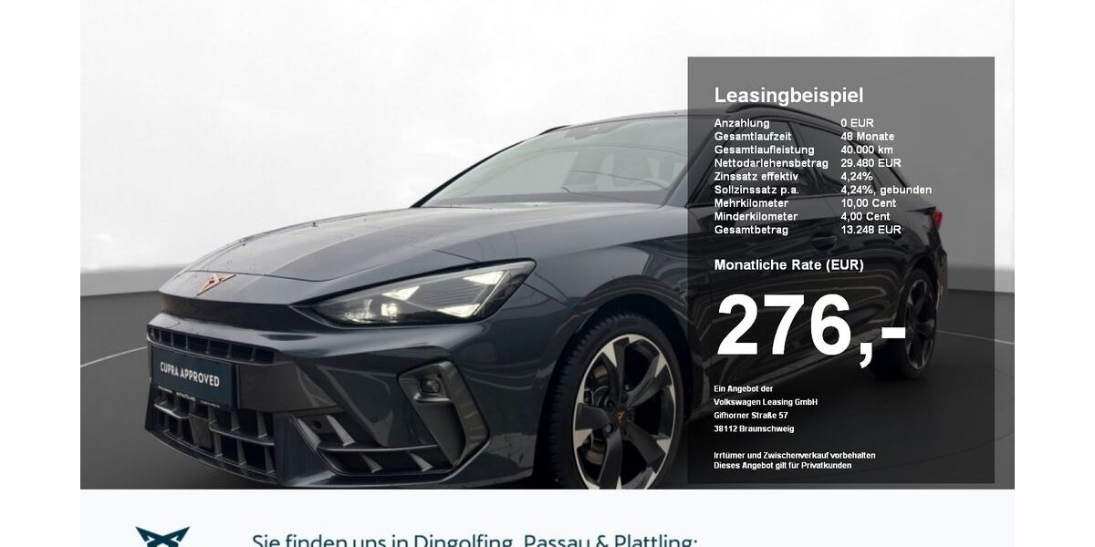 Cupra Leon 20.951 km 29.360 &euro; Passau 94036