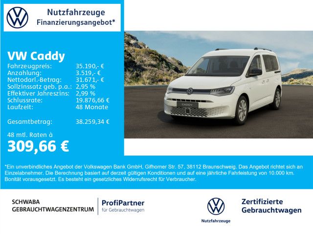 VW Caddy 3.001 km 35.190 &euro; Gersthofen 86368
