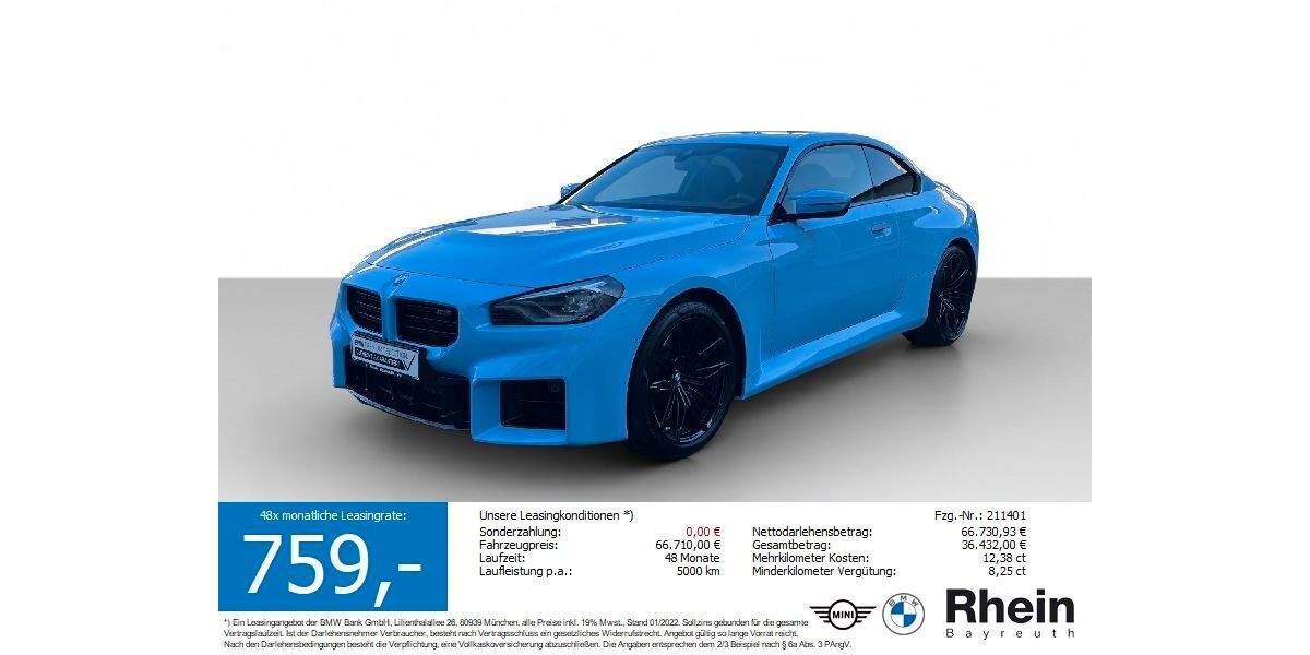 BMW M2 12.282 km 65.970 &euro; Bayreuth 95447