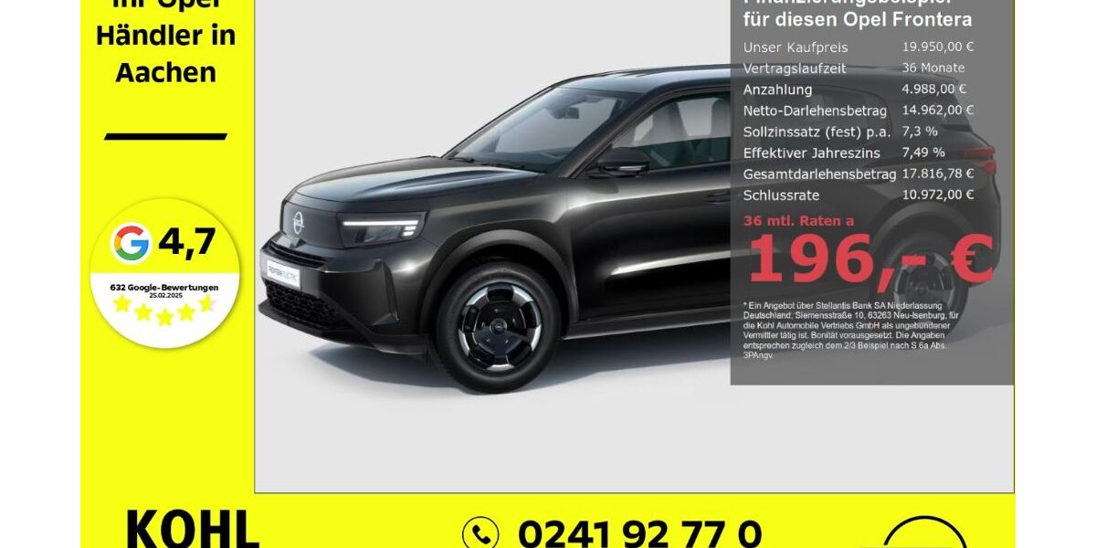 Opel Frontera 1.300 km 19.950 &euro; Aachen 52078
