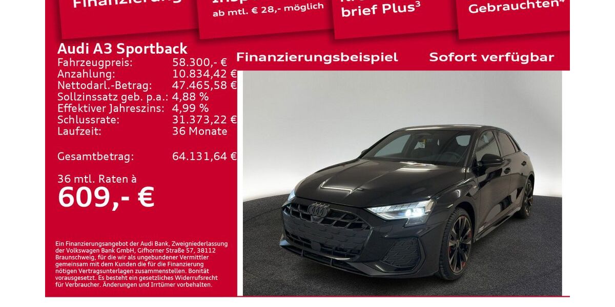 Audi A3 6.001 km 57.700 &euro; Berlin 12489