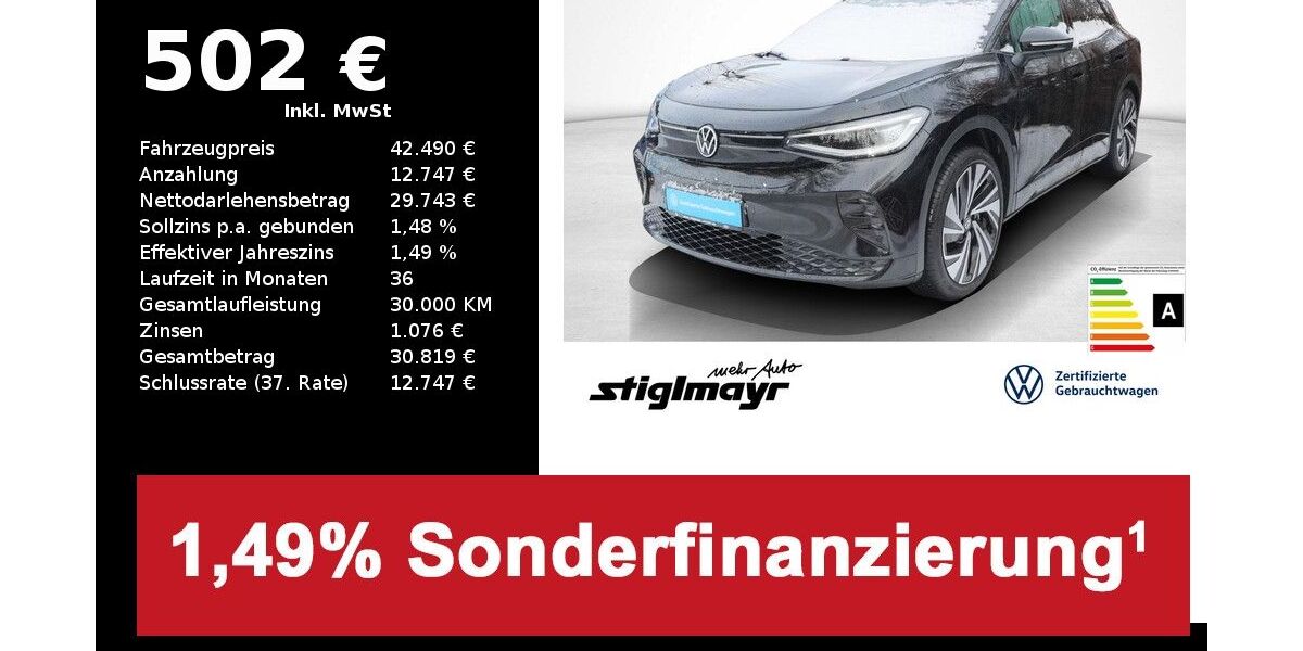 VW ID.4 11.828 km 41.490 &euro; Pfaffenhofen/Ilm 85276