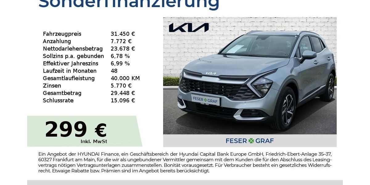 Kia Sportage 9.421 km 31.450 &euro; Roth 91154