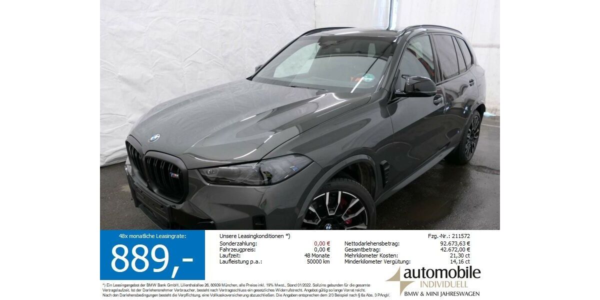 BMW X5 M60 25.100 km 91.840 &euro; Paderborn 33100