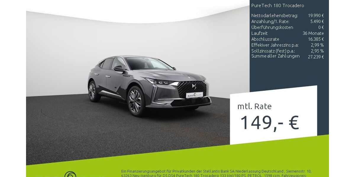 DS Automobiles DS4 20.110 km 24.180 &euro; Borken 46325
